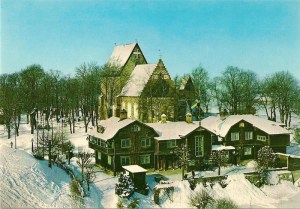 Gamla Uppsala - Odinsborg vinterbild