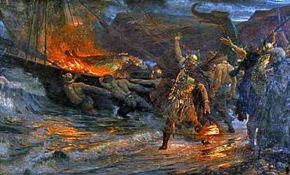 Funeral-Viking-by_Dicksee