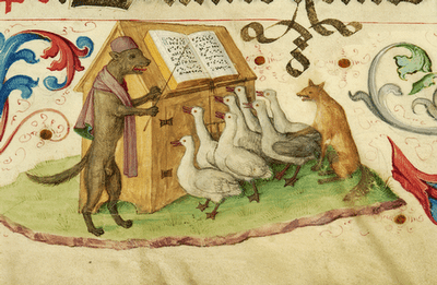 Dog-conducting-geese
