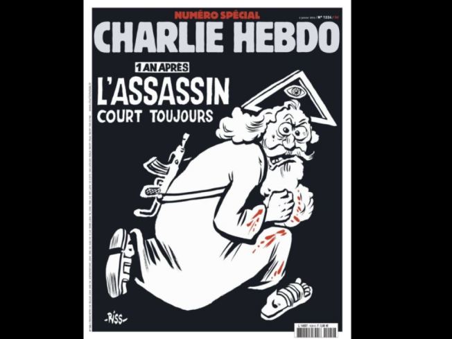 Le numéro spécial comprend un cahier de dessins des caricaturistes disparus.
