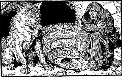 loki-children-jormungand-world-serpent-fenrir-fenris-wolf-hel-norse-mythology-norse-myth